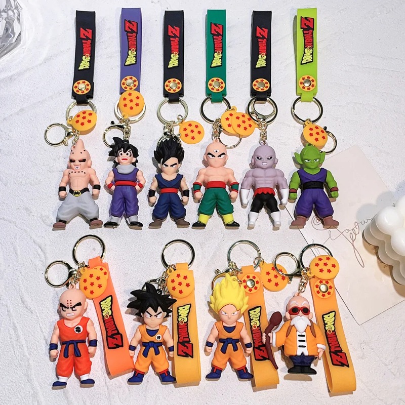 Women Bags Ru - Porte-clés Dragon Ball Anime, figurines d'action