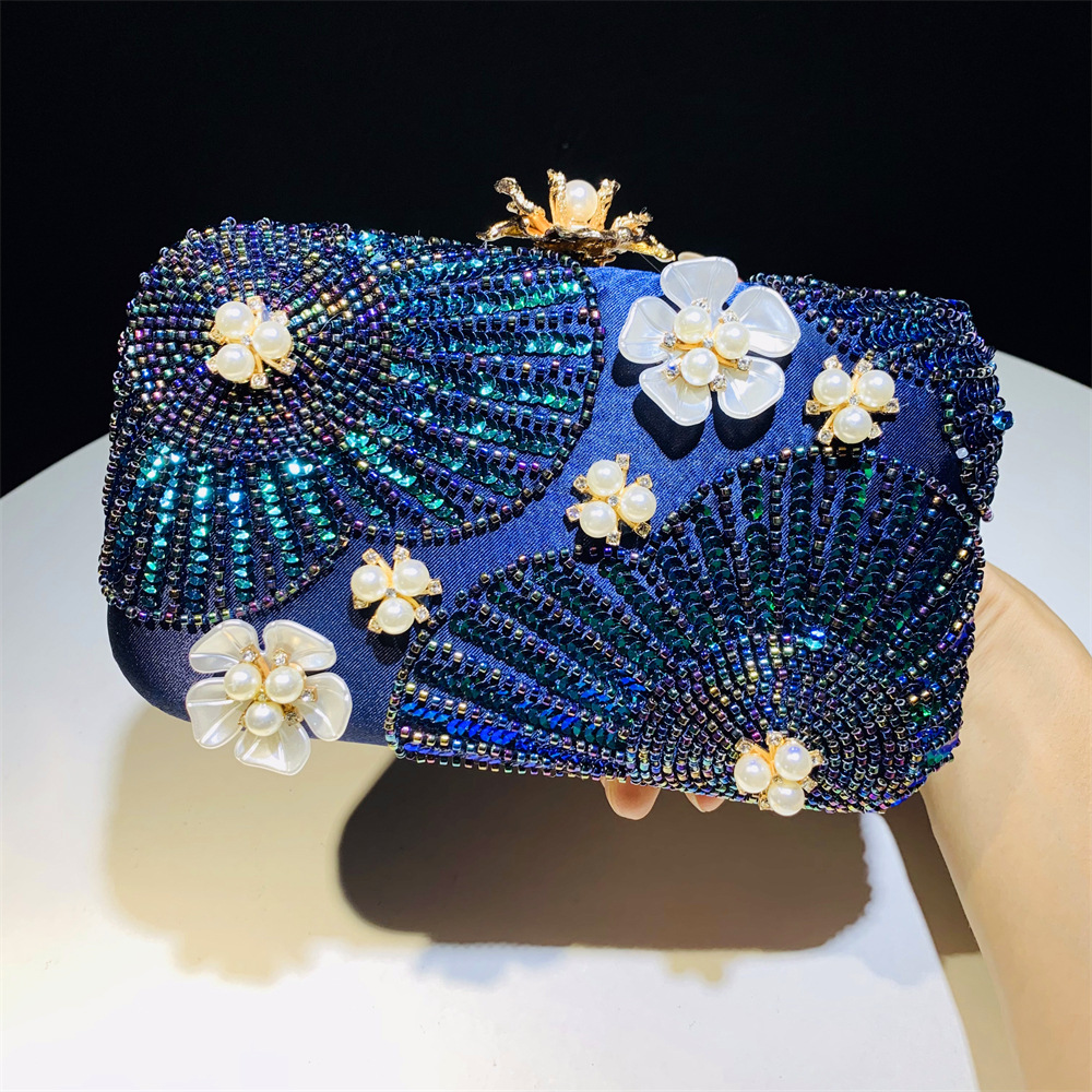 Evening Bag Beaded - Paillettes paillettes exquise pochette sac à