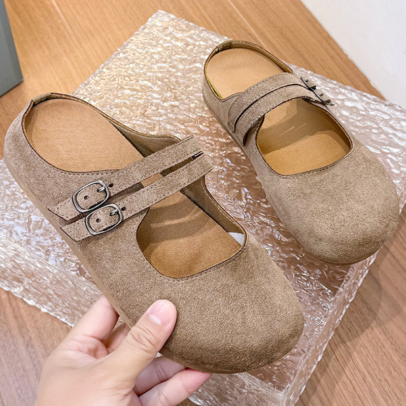 Women Bags 2026 - Nouvelles mules Mary Jane à double