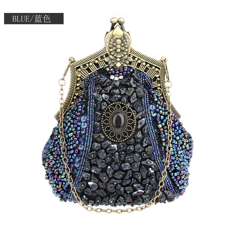 Evening Bag Beaded - Sac à main rétro à sequins