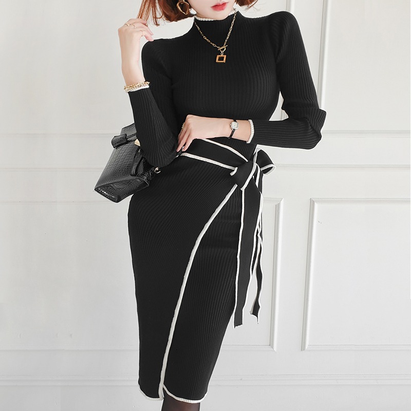 Nouvelle Robe Pull en Maille C - Women Bags Ru avis et prix