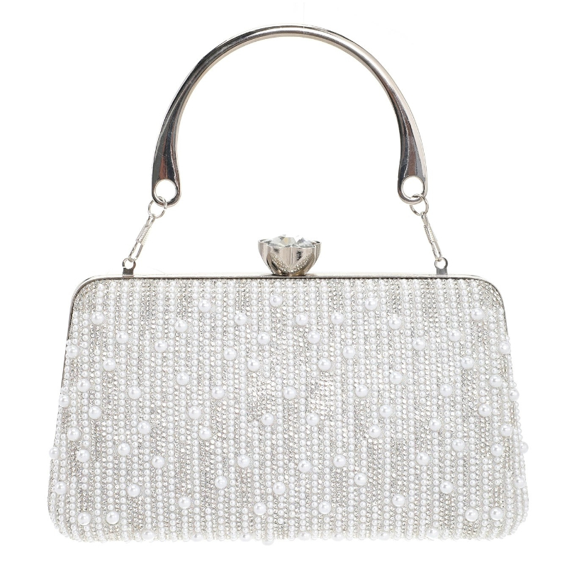 Sacs de soirée formels argenté - Evening Bag Beaded avis et prix