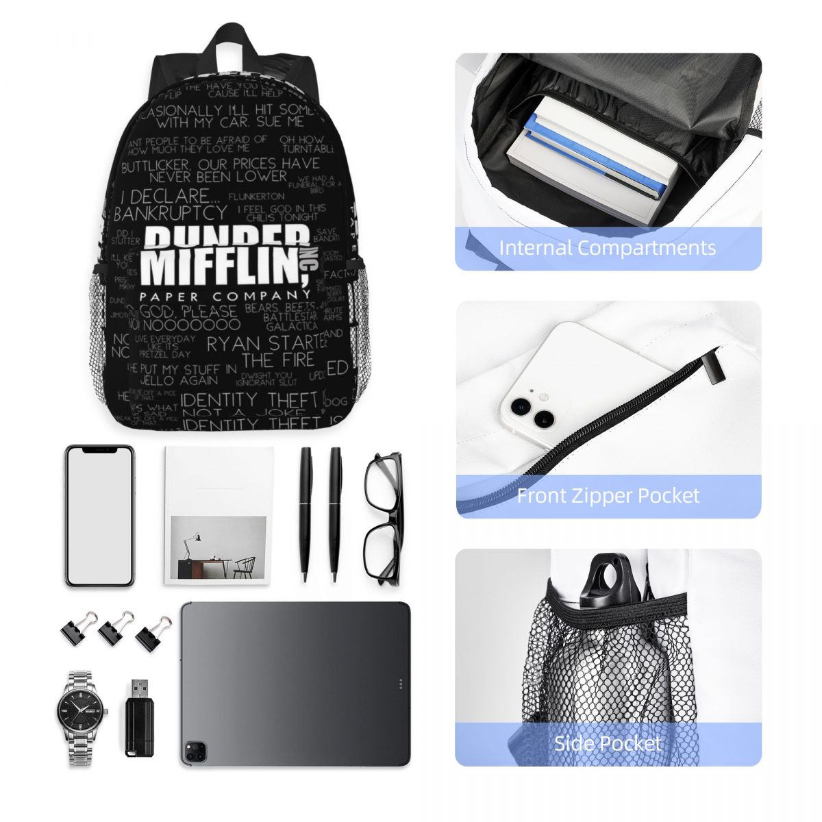 Sac à dos The Office Quotes Du - Women Bags Company avis et prix