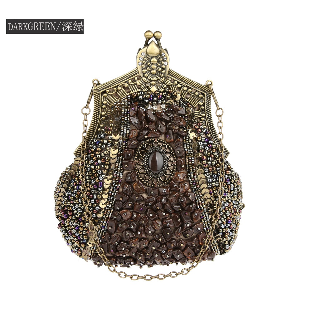 Sac à main rétro à sequins pou - Evening Bag Beaded avis et prix