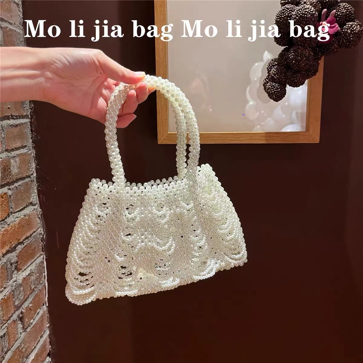 Sac à main pour femme tissé à  - Evening Bag Beaded avis et prix